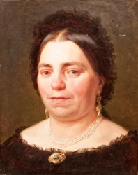 Retrato de la Sra. Vilmos Benczur, madre del artista